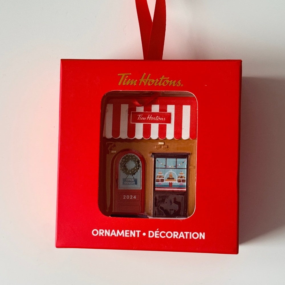 Tim Hortons 2024 Bake Shop Christmas Ornament NIB